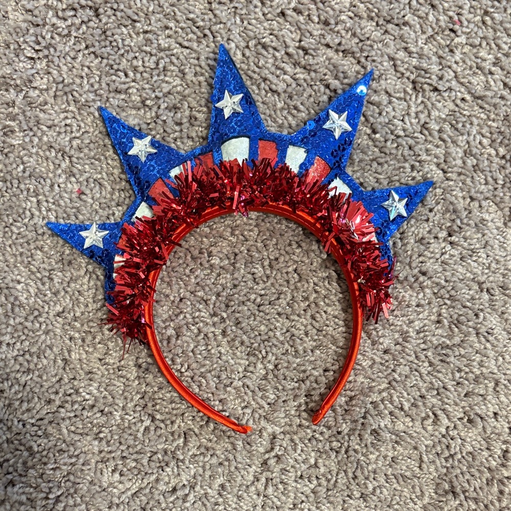 Kids Patriotic Star Headband - Red and Blue